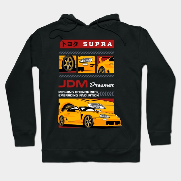 Supra MK4 Enthusiast Hoodie by Harrisaputra